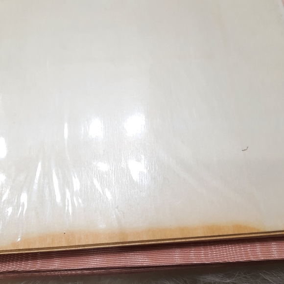 ~{Vintage}~ Fabric wrapped applique photo album. - Picture 8 of 9